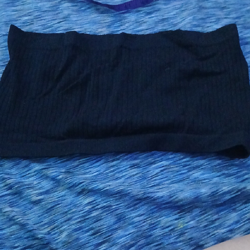 Black Ribbed Pencil Crop Top